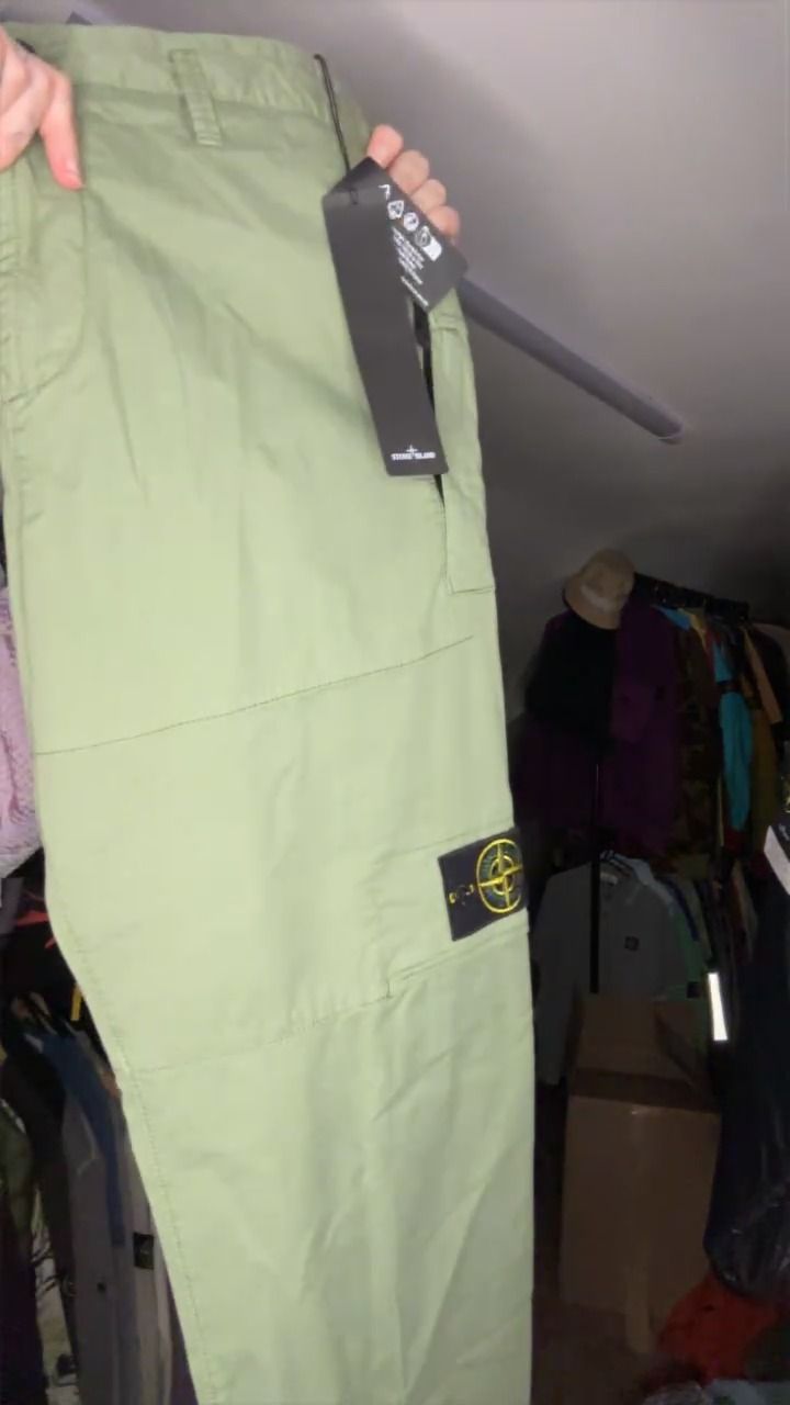 Stone Island STONE ISLAND SL CARGOS KHAKI W29 TYPE RE NS NWT product image