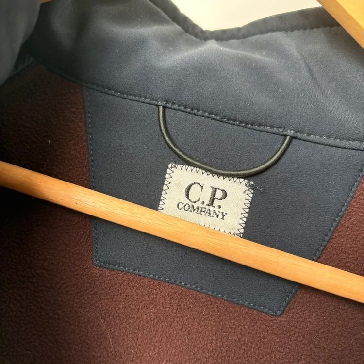 CP Company Navy Soft Shell Goggle Jacket image 5