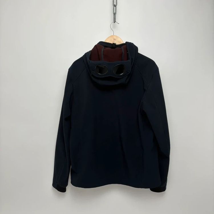 CP Company Navy Soft Shell Goggle Jacket image 2