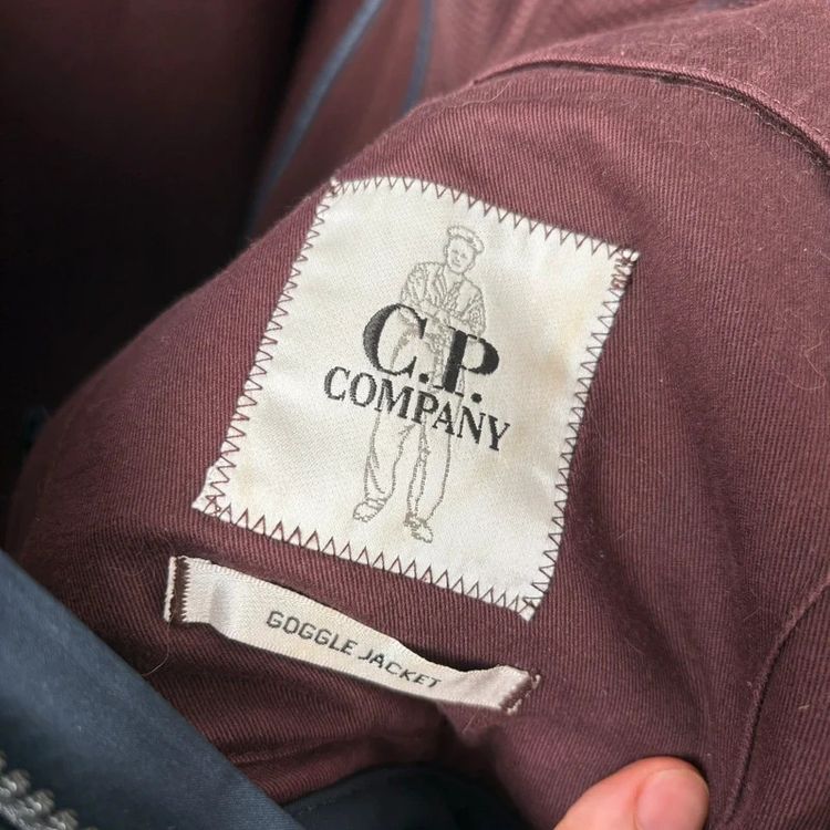 CP Company Navy Soft Shell Goggle Jacket image 6