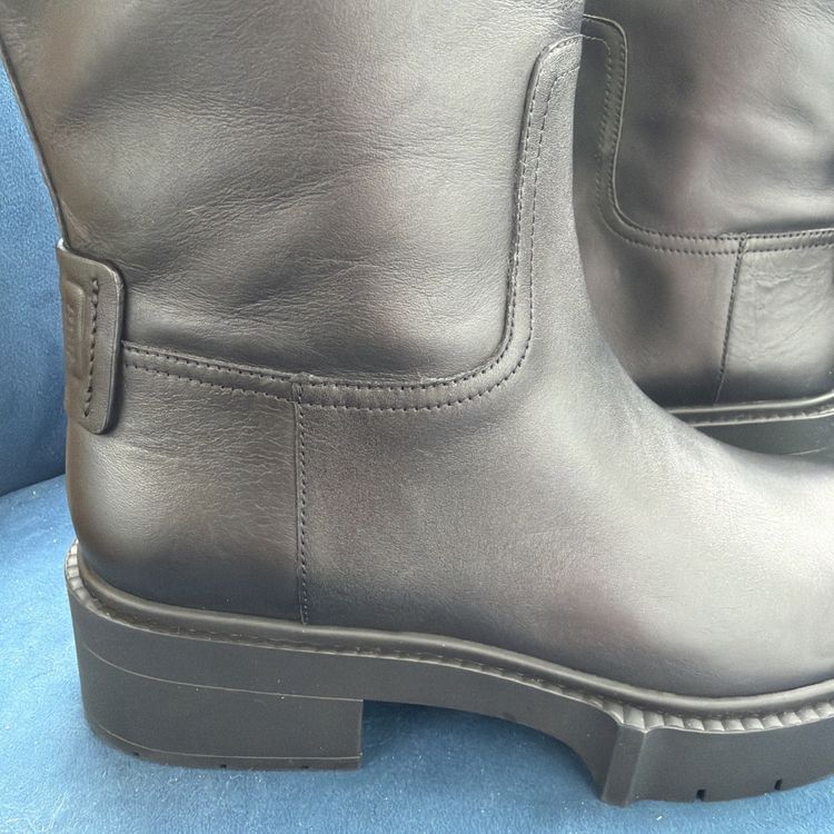 Coach Lilli Knee High Boots CD153 Black Leather Chunky Soles £350 Uk 5 image 4
