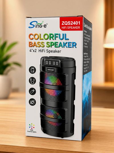 Sing-E Zqs2401 Colorful Bass Hifi Speaker