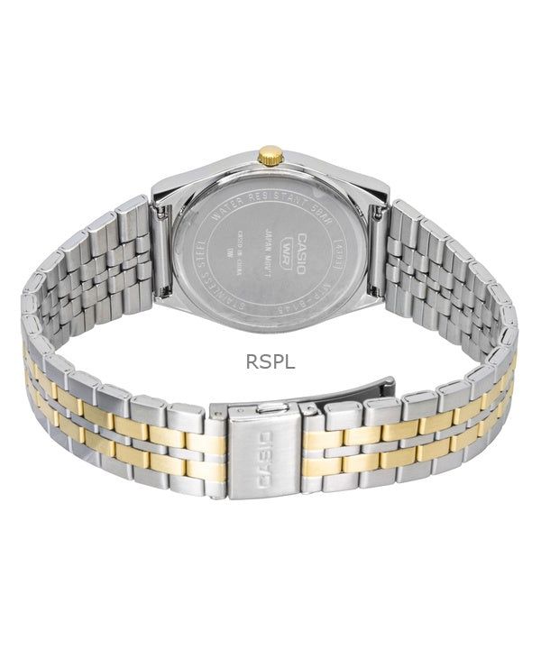 Immagine di Casio Analog Two Tone Stainless Steel White Dial Quartz MTP-B145SG-7AV Men's Watch 2