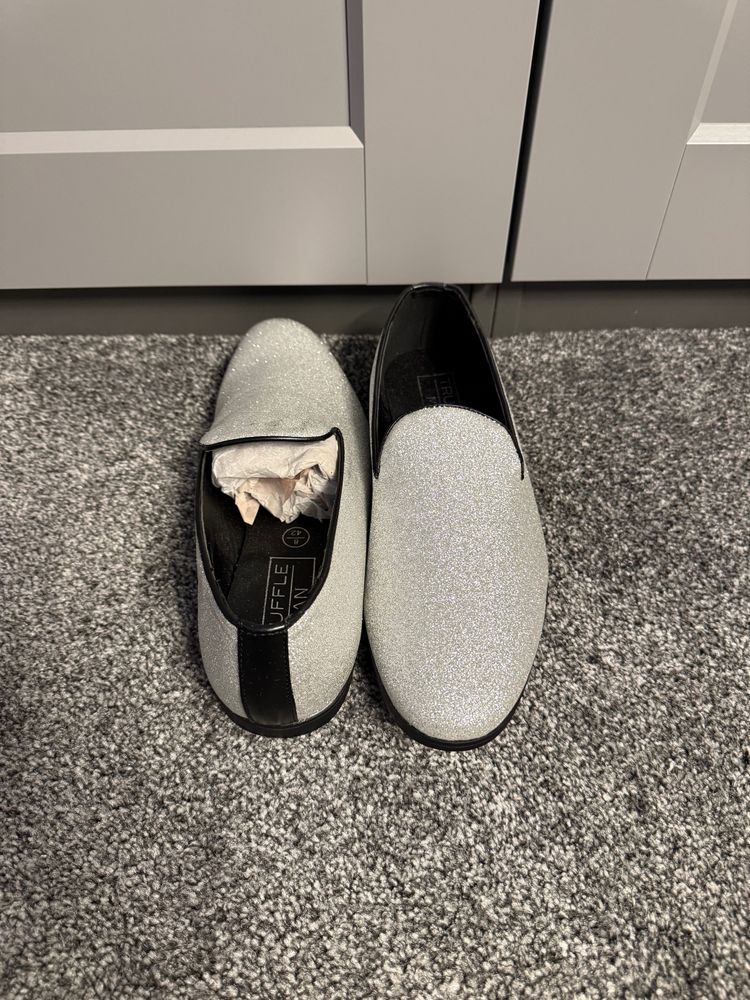 Truffle Man Silver Glitter Loafers imagen 3