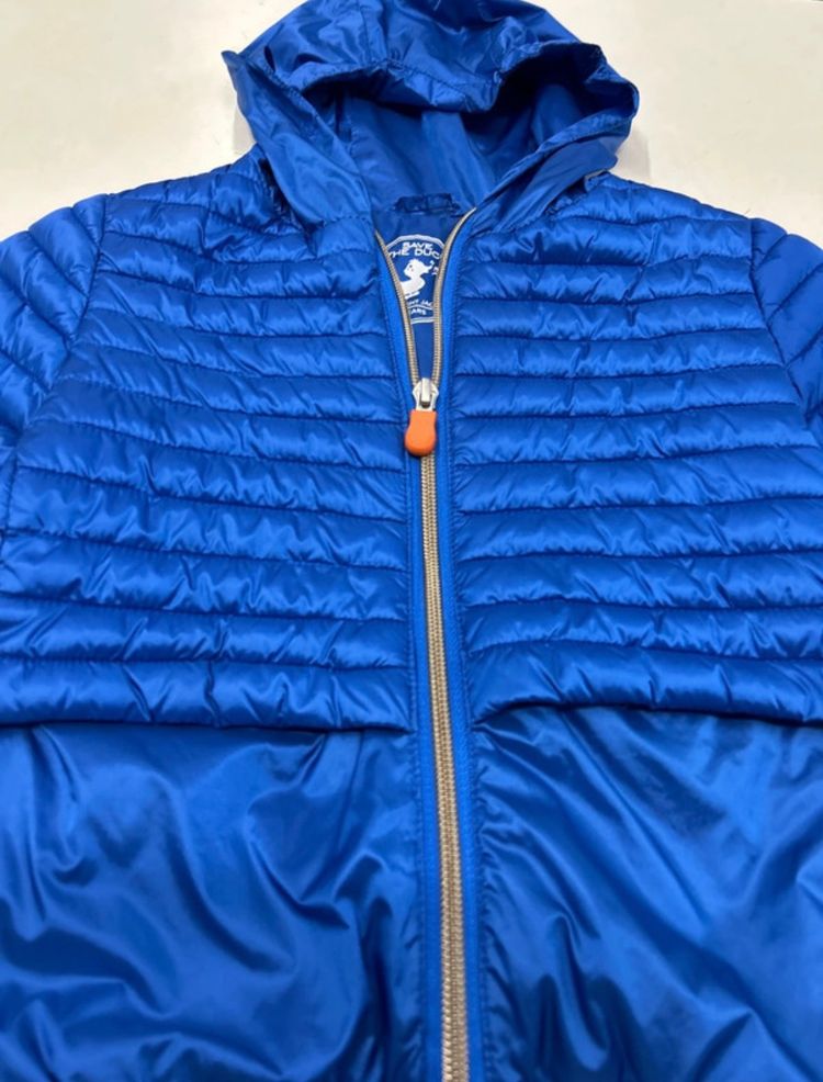Immagine di Save The Duck Blue Ultra Light Jacket With Hood  4