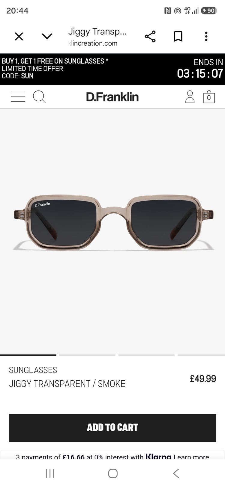 D.Franklin Sunglasses original unwanted 