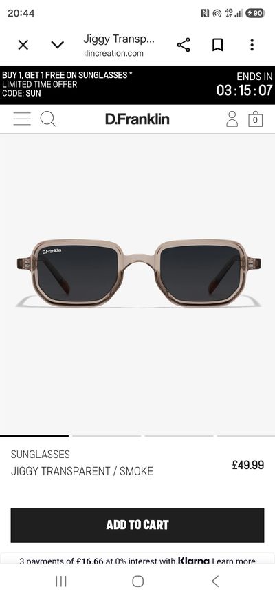 D.Franklin Sunglasses original unwanted