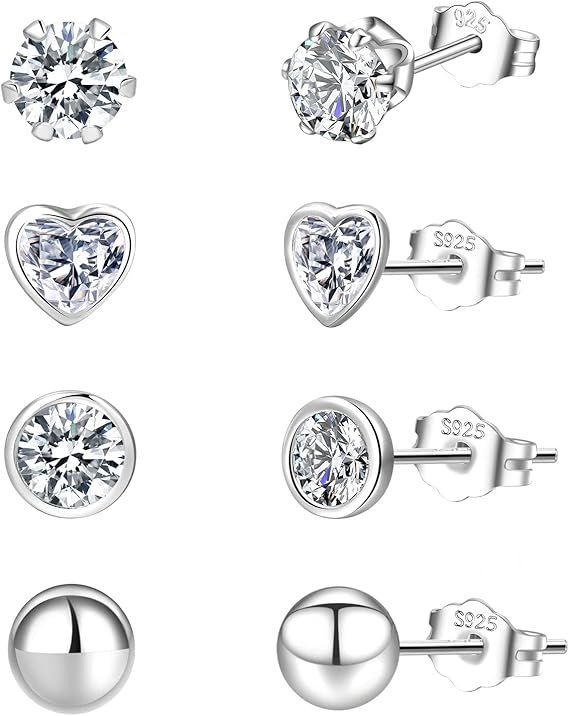 Other Pabbeu Sterling Silver Earrings 4 Pairs Set product image