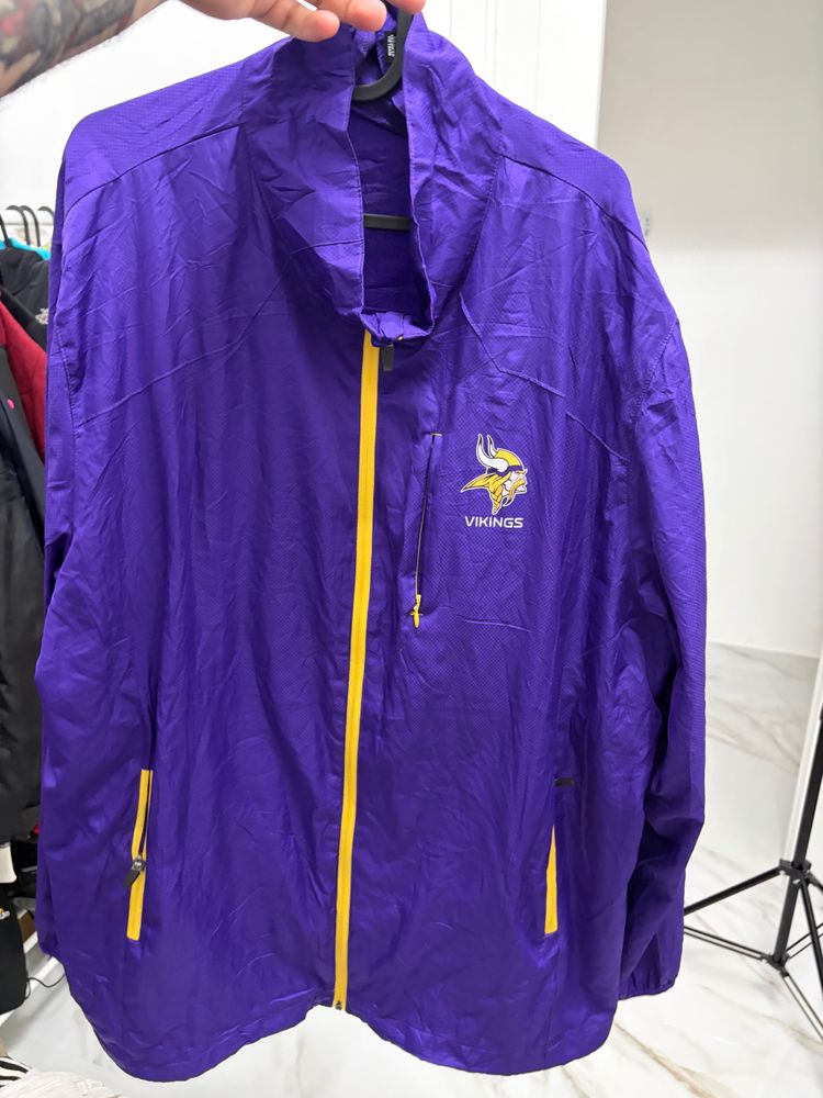Purple Jacket With Vikings Logo
