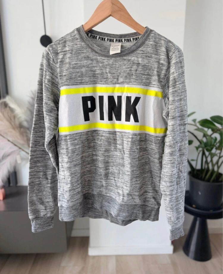 Pink Grey Sweatshirt