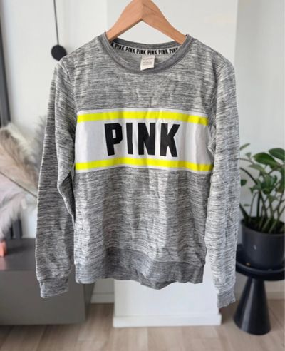 Pink Grey Sweatshirt