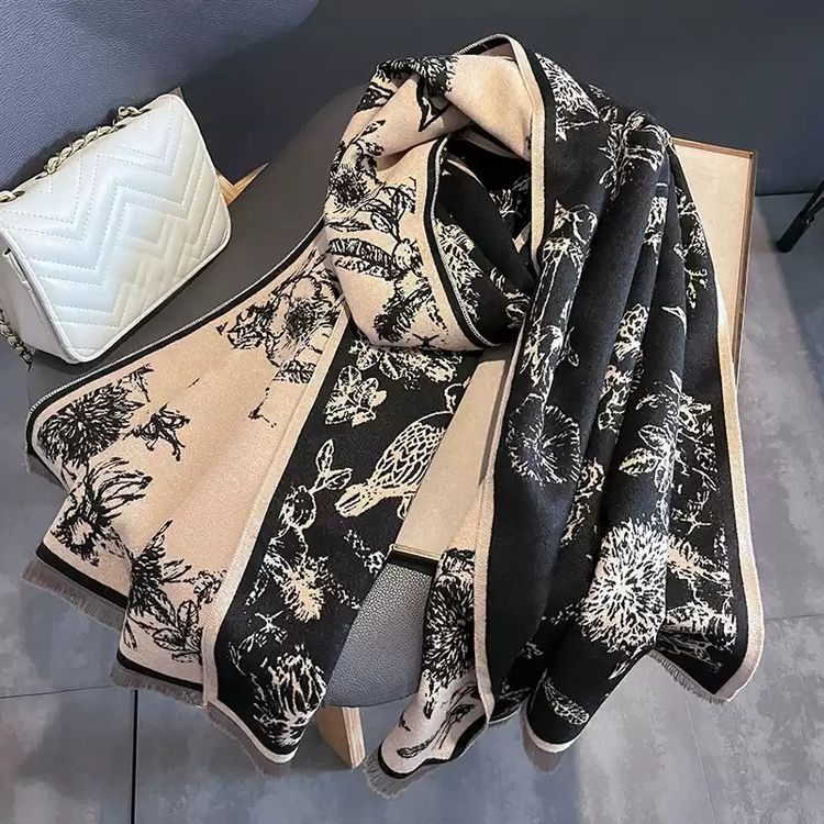 Patterned Scarves And Shawls image 4
