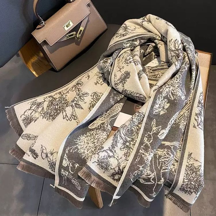 Patterned Scarves And Shawls image 3