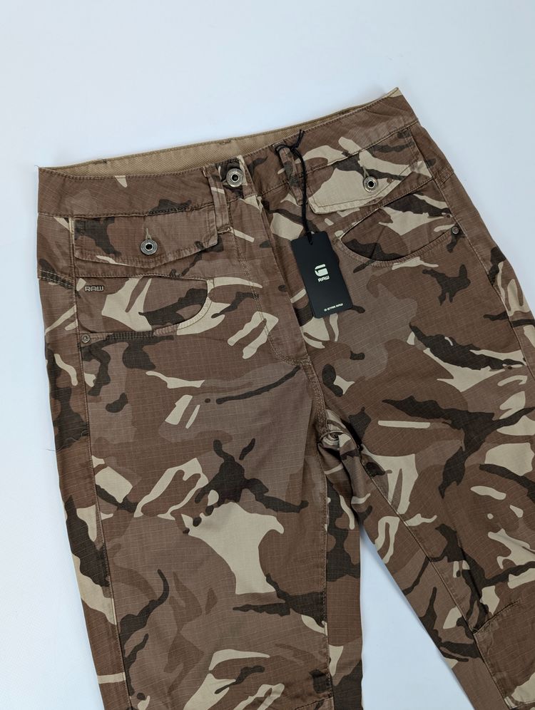 Nowe spodnie moro G-Star RAW XS bawełna utility camo streetwear military image 4