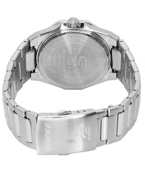 Casio Edifice Stainless Steel White Dial Quartz EFR-S108D-7A EFRS108D-7 100M Men's Watch 5
