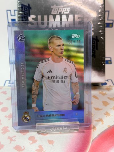 Topps Real Madrid Franco Mastantuono Football Trading Card