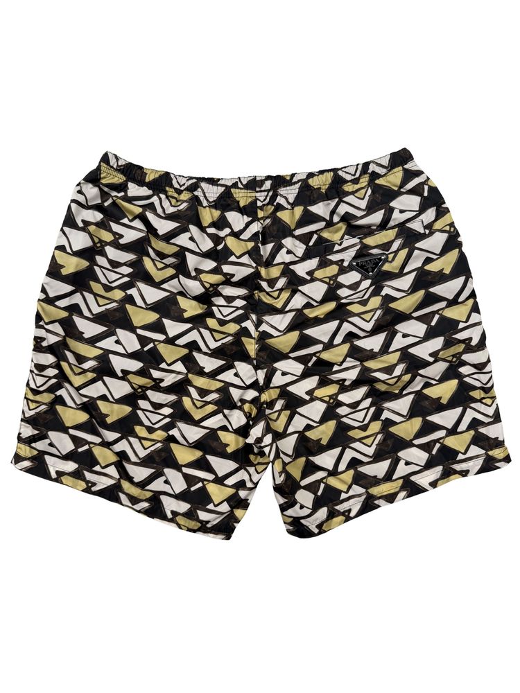 Prada Geo Print Swim Shorts (160198911)