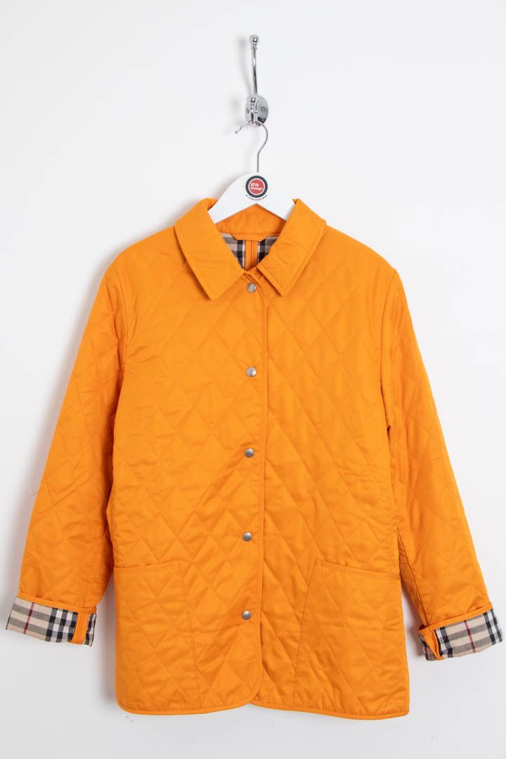 Women's Burberry Nova Check Lined Quilted Jacket (S) imagen 1