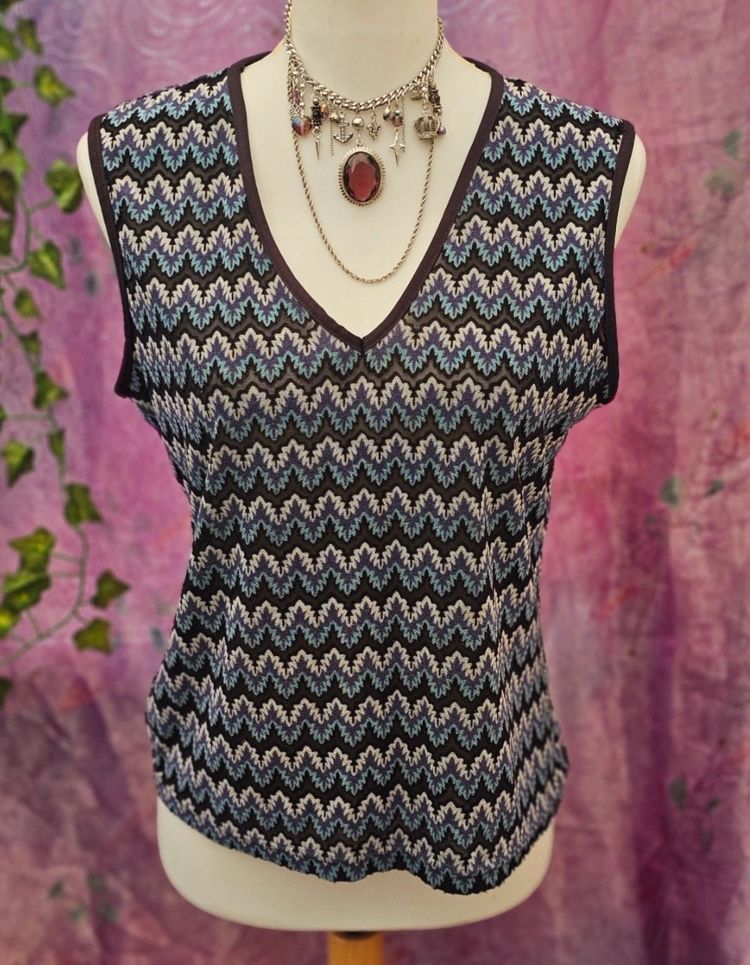 90s Mesh Detail Vest