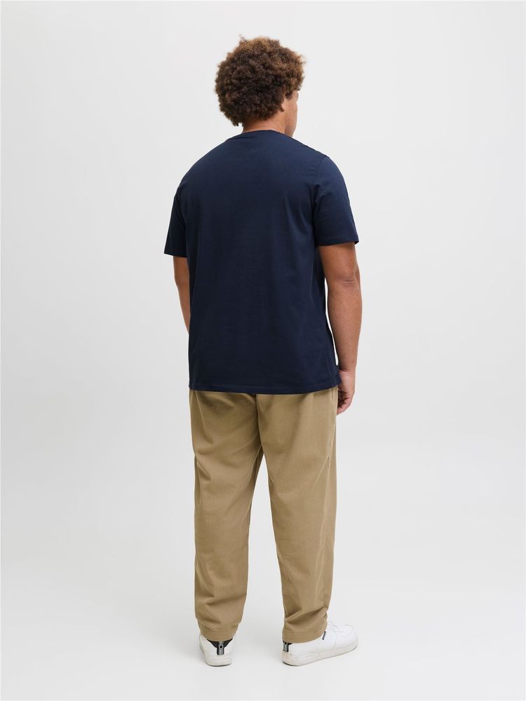 Jack & Jones Logo Printed T-Shirt For Men in 3 Colours, 3XL-5XL 2