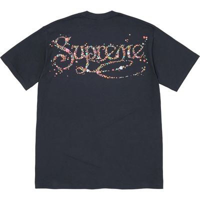 SUPREME GEMS T-SHIRT 'NAVY' (FW26)