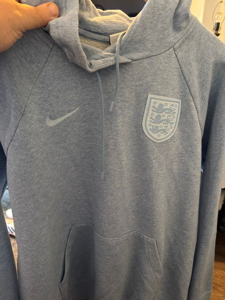 Nike Grey Hoodie With England Football Crest