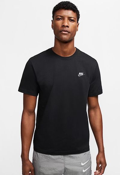 Nike Black T-Shirt - White Swoosh