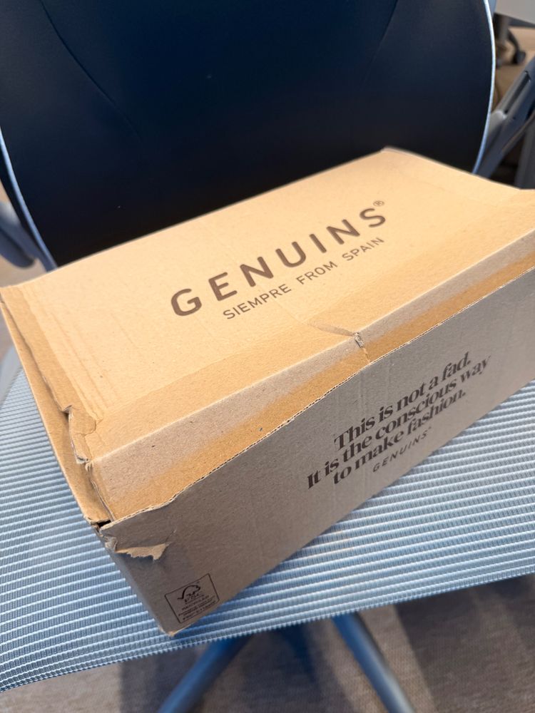Genuins Beige Slip-On Sandals