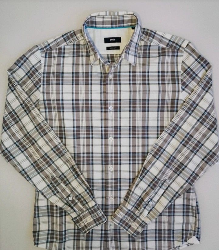 BOSS Boss Men'S Plaid Button-Up Shirt product image