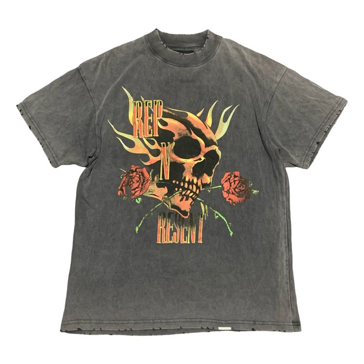 Represent XS Rep N Resent Vintage Grey Tee