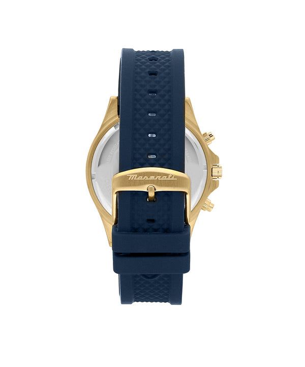 Immagine di Maserati Sfida Chronograph Blue Sunray Dial Quartz R8871640004 100M Men's Watch 4
