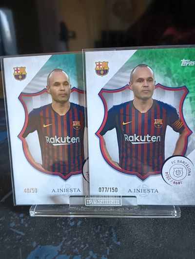 2 numeradas Iniesta 125 aniversario