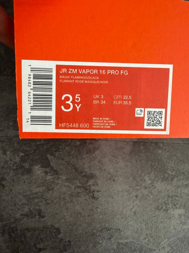 Immagine di Nike Jr Zm Vapor 16 Pro Fg Football Boots 8