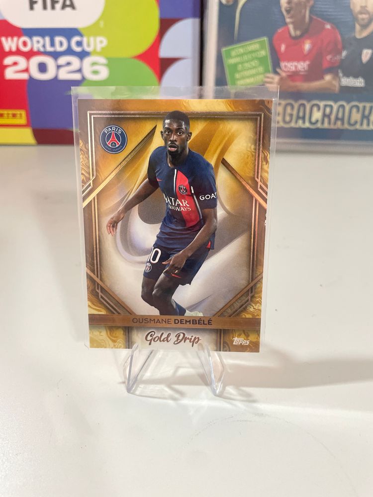 Topps Paris Saint-Germain Ousmane Dembele Football Trading Card zdjęcie produktu
