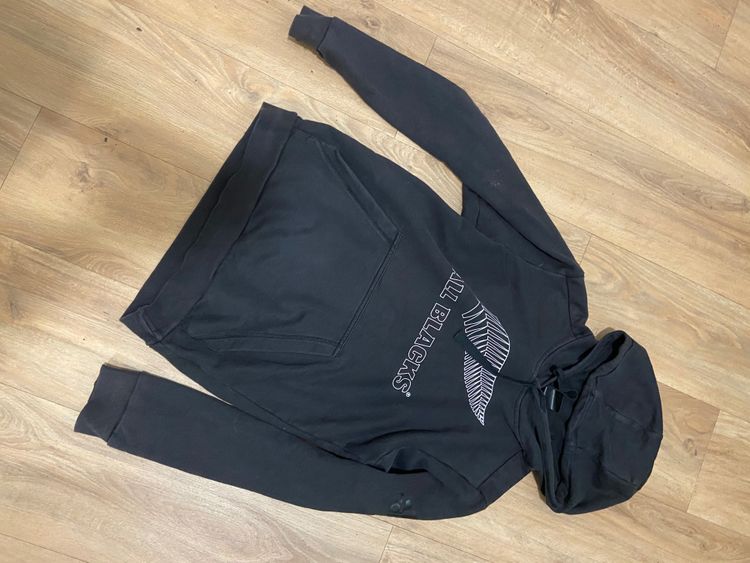 Black Hoodie With Graphic Text