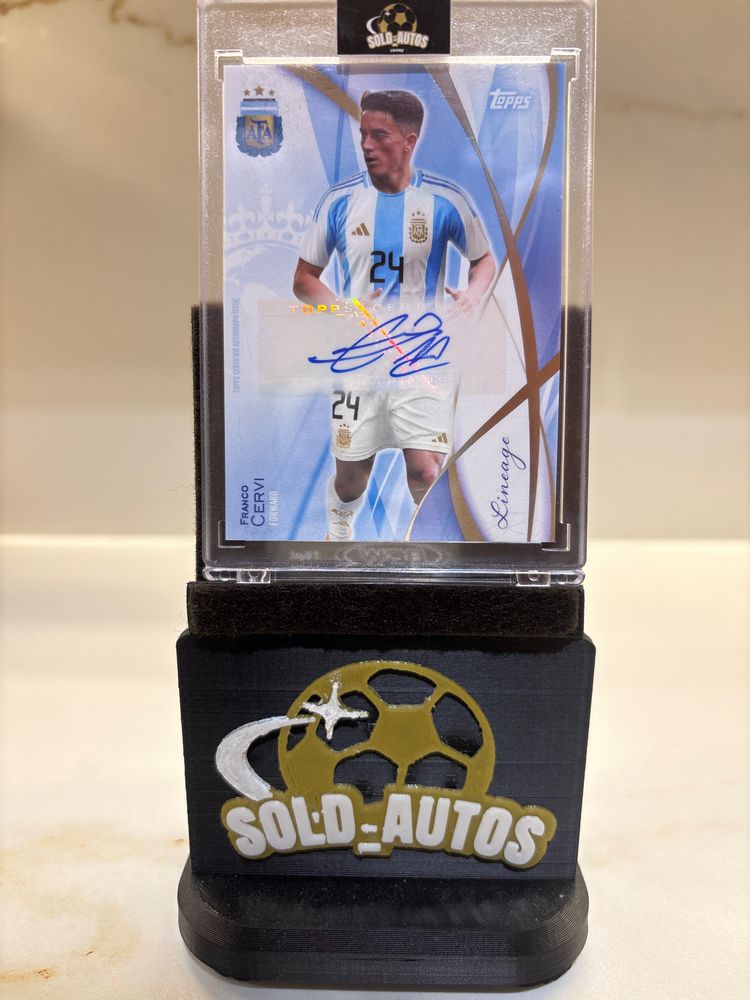 Topps Cervi Soccer Trading Card With Autograph