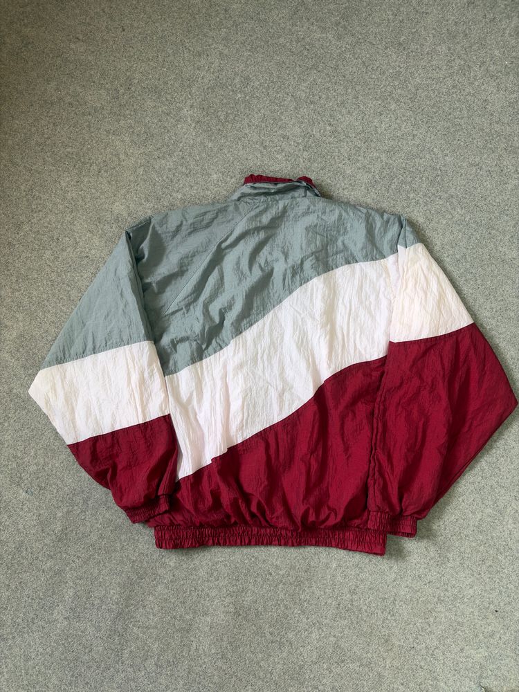 Red Oak Sportswear Color Block Windbreaker Jacket image 3