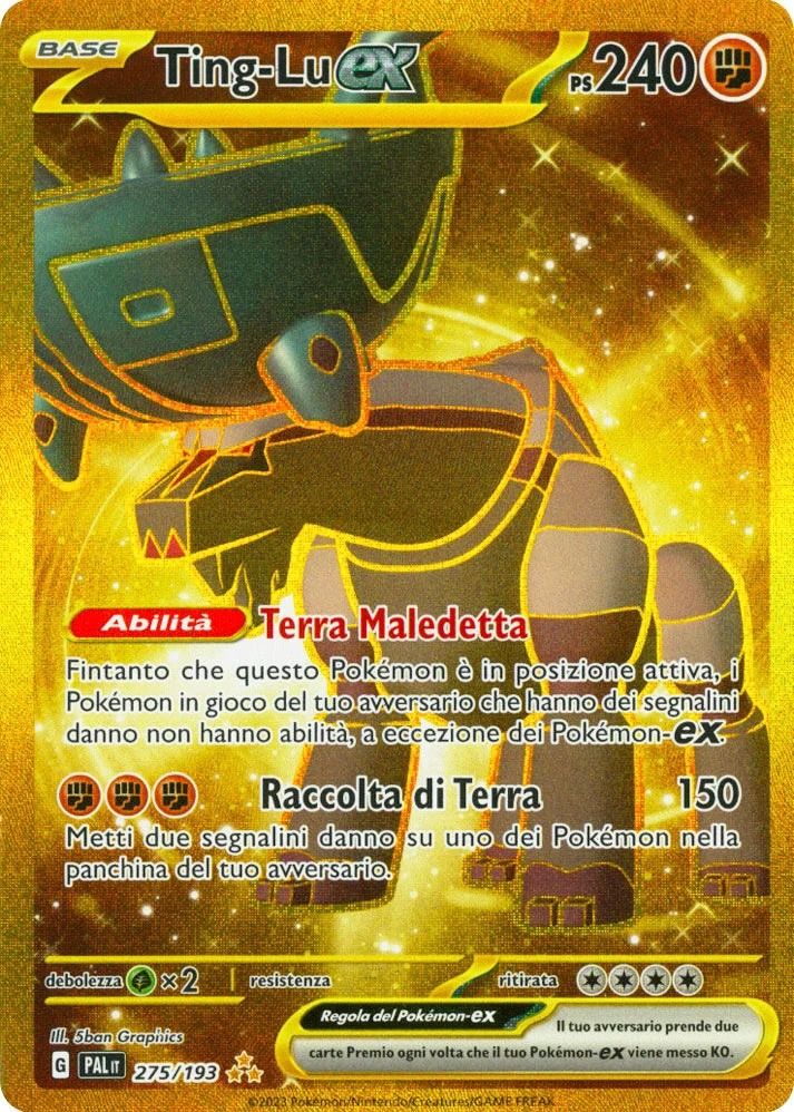 Ting-Lu ex #275 Pokemon Paldea Evolved  image 1