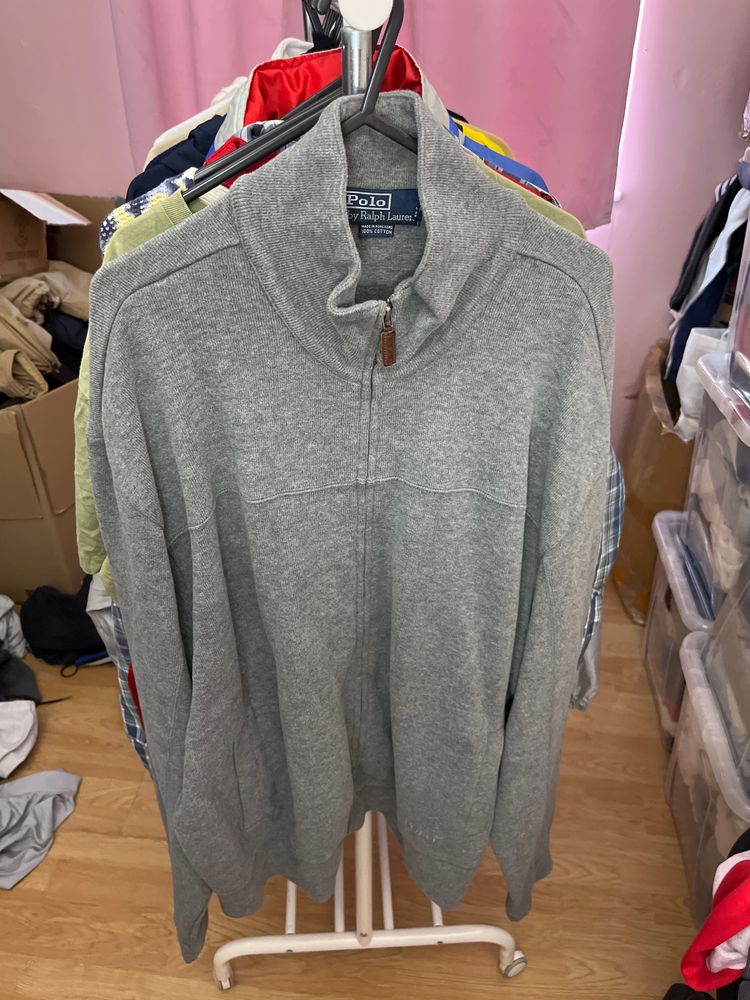 Polo Ralph Lauren Polo Ralph Lauren Grey Zip-Up Sweater product image