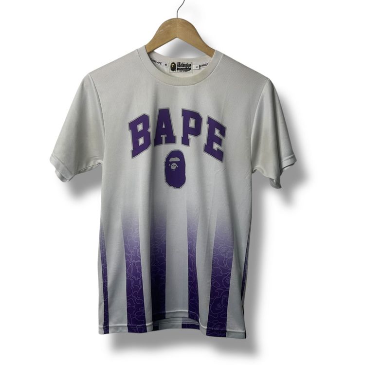A Bathing Ape jersey, purple, small