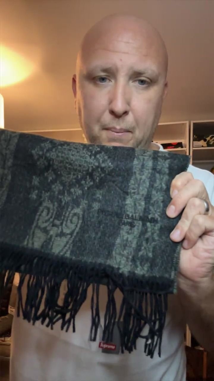 Balmain Paris scarf preloved 