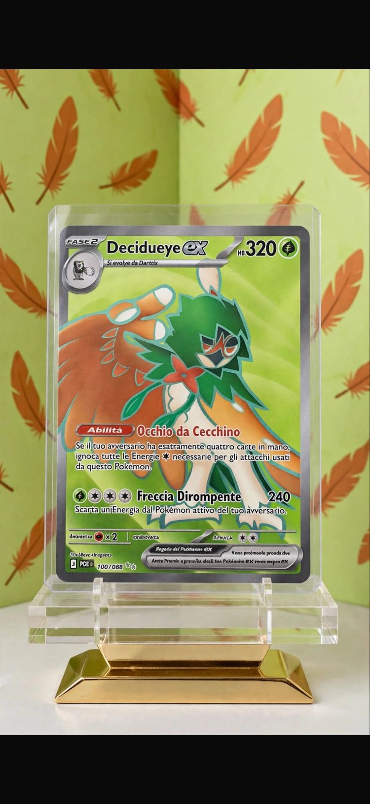 Immagine di Decidueye Ex Trading Card 1
