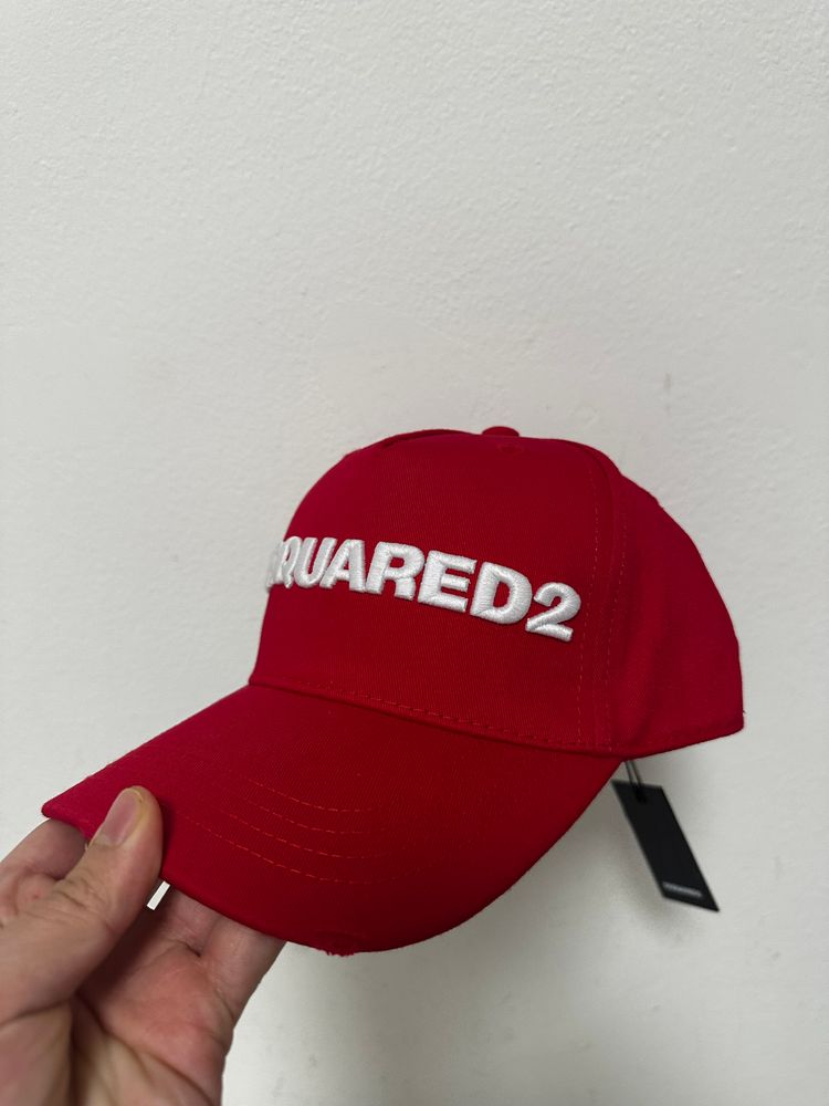 Dsquared2 Red Logo Baseball Cap 5