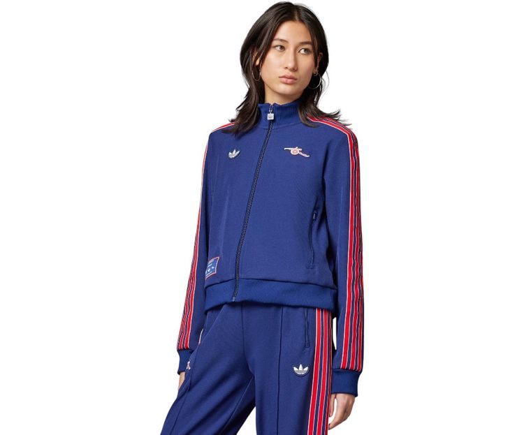 adidas Originals Arsenal FC  Terrace Icons Womens Tracksuit Top rrp £100.00 (JF0550) image 1