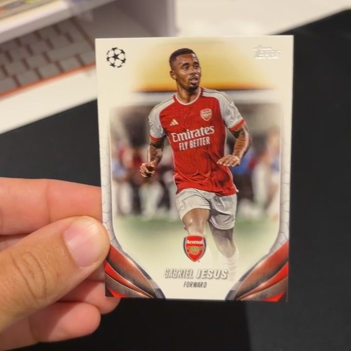 Arsenal F.C. gabriel jesus arsenal topps zdjęcie produktu