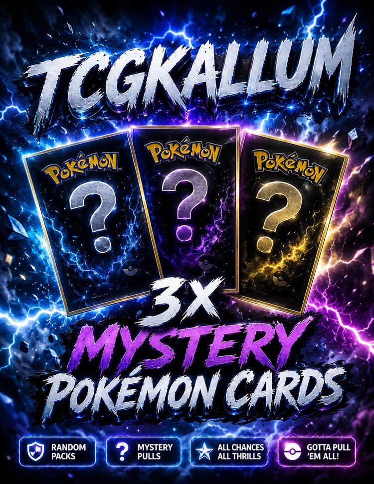 Pokémon 3X Mystery Pokémon Cards product image