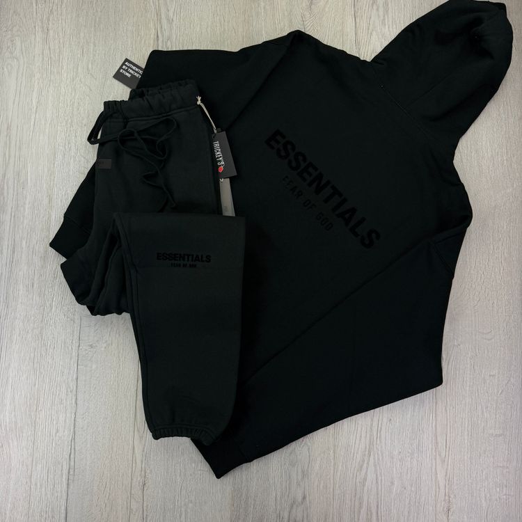 Fear of God Essentials Black Full Tracksuit image 3