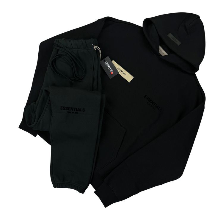 Fear of God Essentials ‘Black' Full Tracksuit (Copy) imagen 1