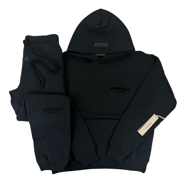 Fear of God Essentials Black Full Tracksuit image 1