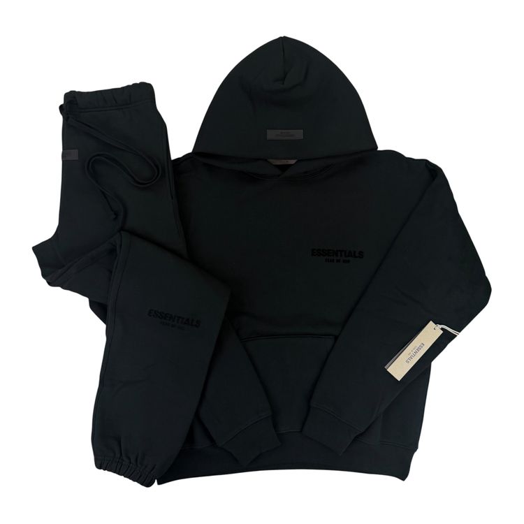 Fear of God Essentials Black Full Tracksuit image 5